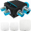 Miniatures photos de photos Kit VMC simple flux hygroréglable – ATLANTIC – Hygrogenius Flex – Avec 3 kits e-Twist&Go et bouches Line – Du T1 au T71
