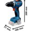 Miniatures schemas de schemas Perceuse-visseuse sans fil – BOSCH – GSR 18V-65 – 18 V – 2 x 4 Ah1