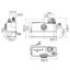Miniatures schemas de schemas Broyeur WC compact – GRUNDFOS – Sololift2 WC-1 – Relevage eaux usées WC avec 1 entrée supplémentaire1