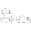 Miniatures schemas de schemas Pompe de relevage – GRUNDFOS – Sololift2 D-2 – 2 entrées douche et lave-mains max. 50°C1
