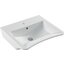 Miniatures photos de photos Lavabo PMR - SIDER - Avec trop plein - L. 67,5 x l. 55,5 cm1