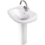 Miniatures photos de photos Pack lavabo complet – SIDER – Robinet lavabo Équinoxe – Avec colonne - 55 x 42 cm – Blanc / chromé1