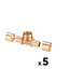 Miniatures photos de photos Lot de 5 raccords PER en Té - SIDER - SidGliss - A glissement1