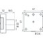 Miniatures schemas de schemas Serrure de meuble a cylindre rond – DEVISMES 1