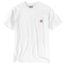 Miniatures photos de photos T-shirt manches courtes- CARHARTT - Pocket SS - Blanc1