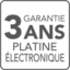 3 ans platine électronique