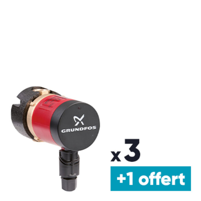 Circulateur Comfort UP - GRUNDFOS - Comfort UP 15-14 B PM - Lot de 3 + 1 OFFERT-1