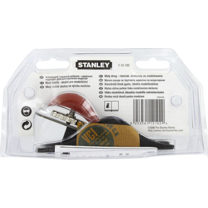 Rabot 102 Stanley - Longueur 140 mm - Fer 35 mm-3
