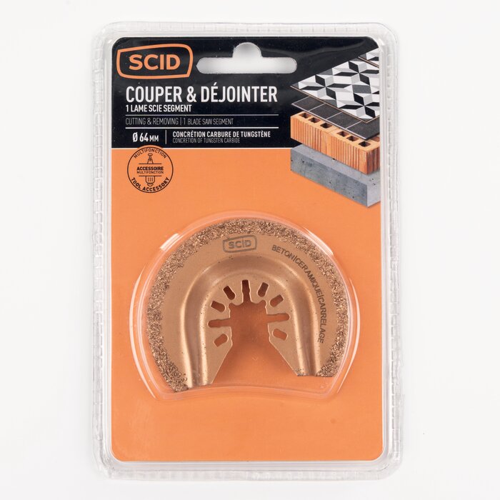 Lame de scie segmentée carbure oscillante - SCID - Diamètre 64 mm-5