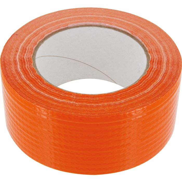 Ruban adhésif PVC toilé orange Outibat - Longueur 33 m - Largeur 75 mm