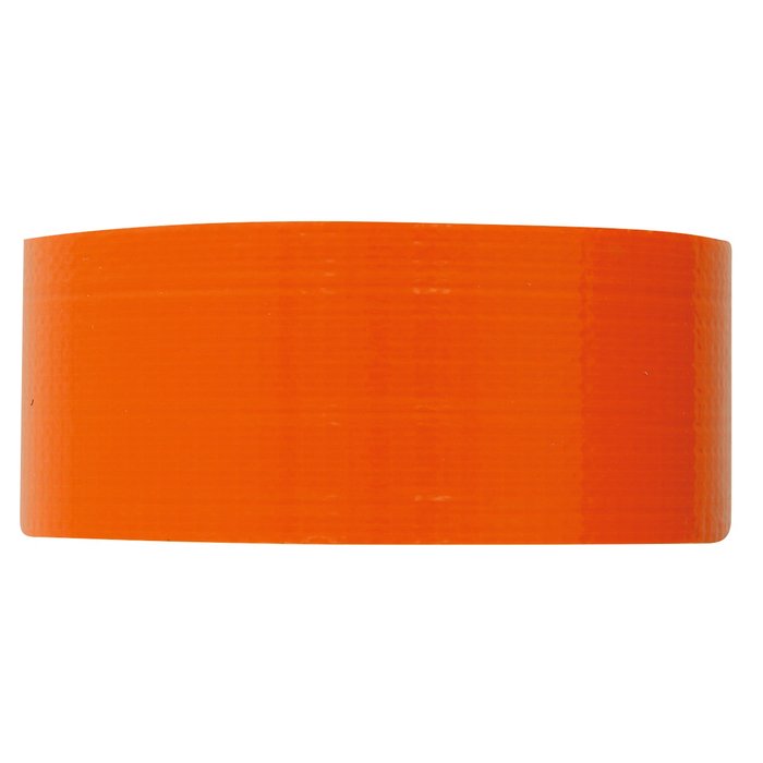 Ruban adhésif PVC toilé orange Outibat - Longueur 33 m - Largeur 48 mm