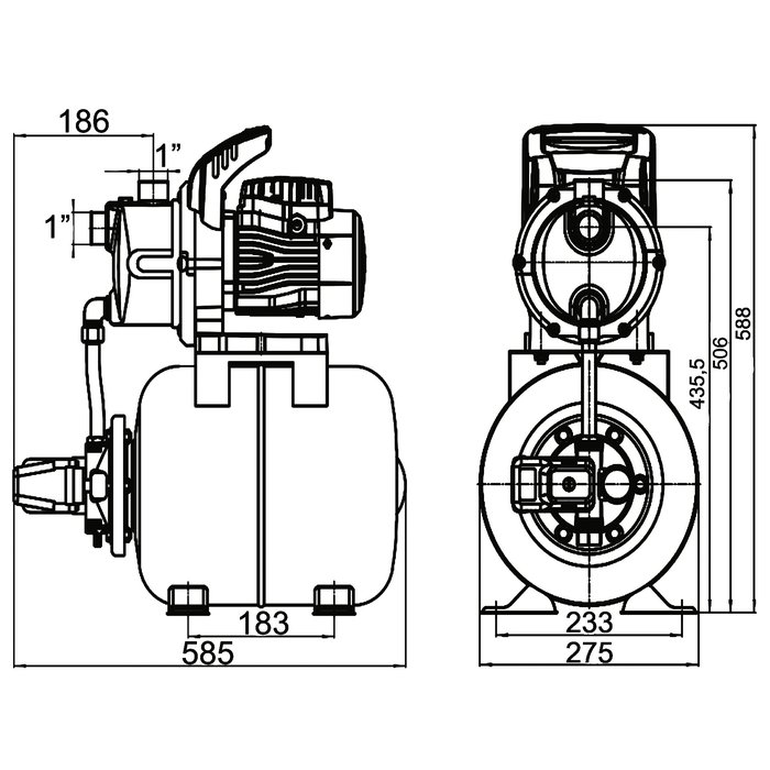 Surpresseur fonte GLK80/24 Fluxe - Monocellulaire-3