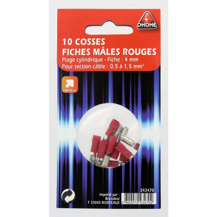 Cosse cylindrique - Rouge-2