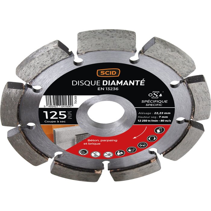 Disque diamanté à déjointoyer SCID - Diamètre 125 mm-2