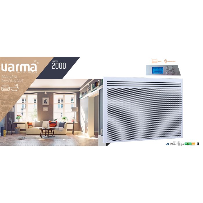 Panneau rayonnant Vegä LCD Varma - 2000 W-8