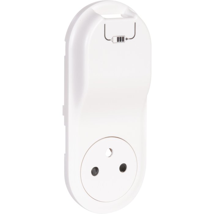 Enjoliveur prise et chargeur USB semi-encastré Céliane - Blanc - Legrand-1