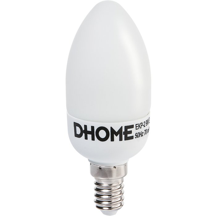Ampoule Flamme - E14 - 9 W - 2800 K - Dhome-1