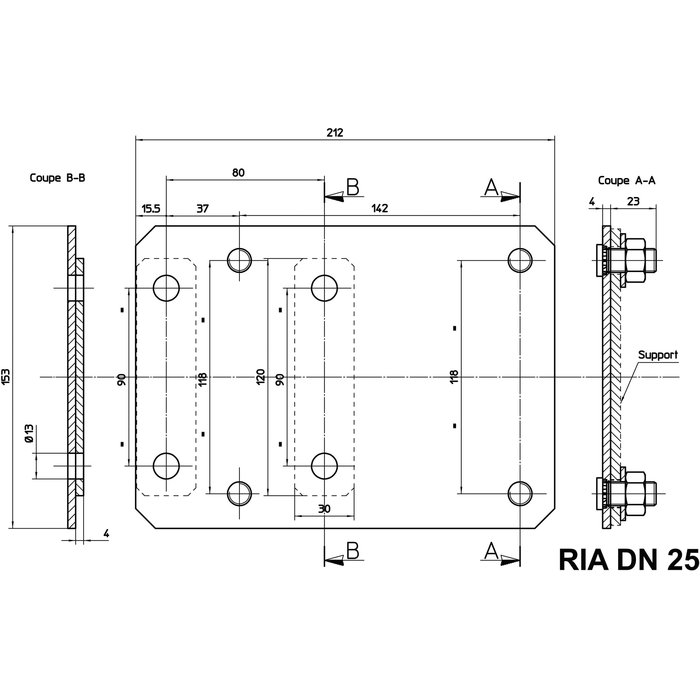 Platine interface pour RIA - R.pons - DN25-1