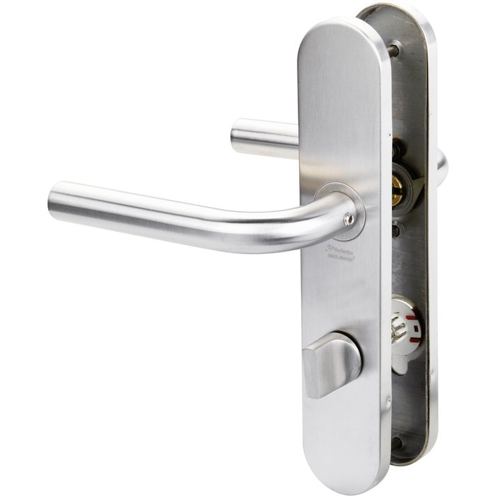 Poignée de porte - Linox - Vachette - Gris - 195 mm-1