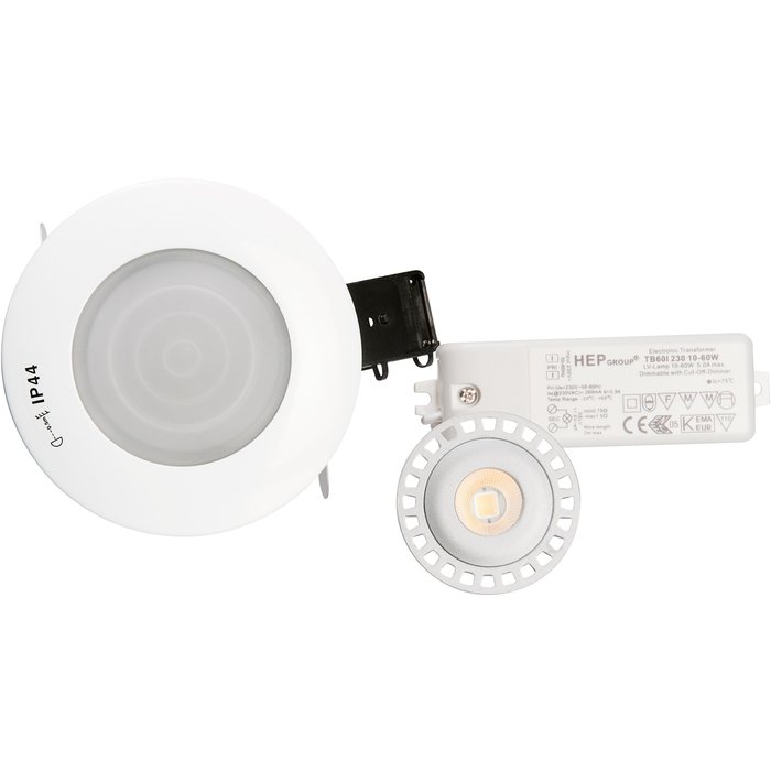 Kit spot LED Blanc encastré - Pour faux plafond - Classo LED - Aric-1