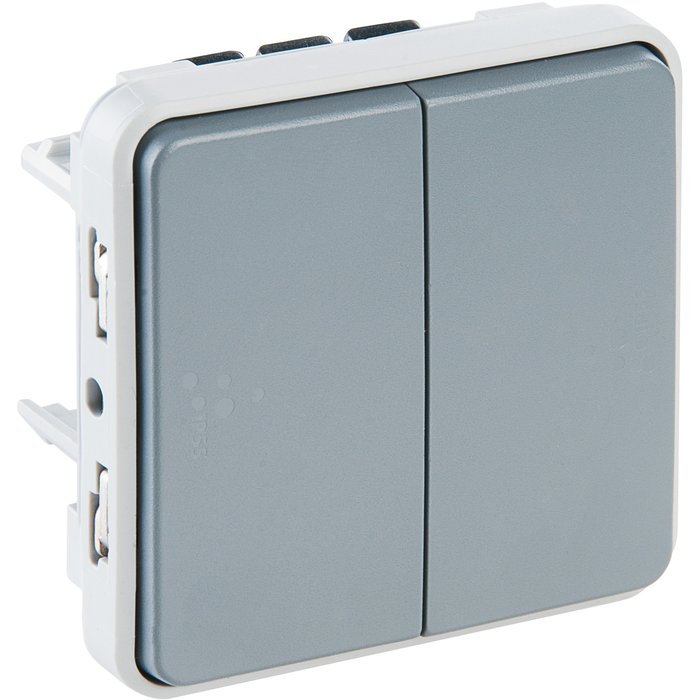 Double va et vient Plexo composable IP 55 - Legrand-1