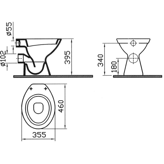 Pack WC - SIDER - Sortie horizontale - Réservoir 6/9 L-2