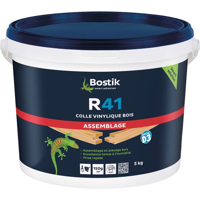 Colle vinylique prise rapide 5 kg - R41 - Bostik-1