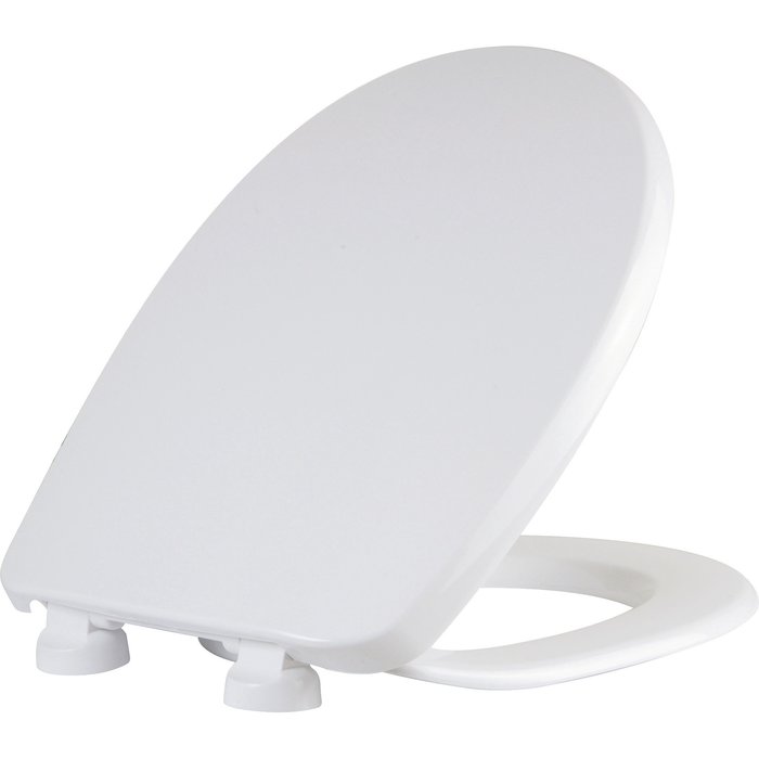 Abattant WC Blanc double - Spot classique - Dubourgel-1