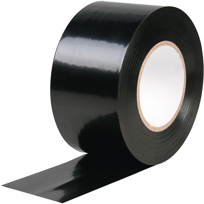 Ruban adhésif manuel PVC - Anticorrosion - Noir-1