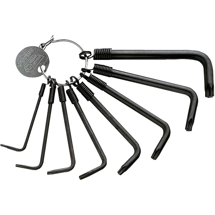 Jeu de 8 clés torx sur anneau - Facom-1