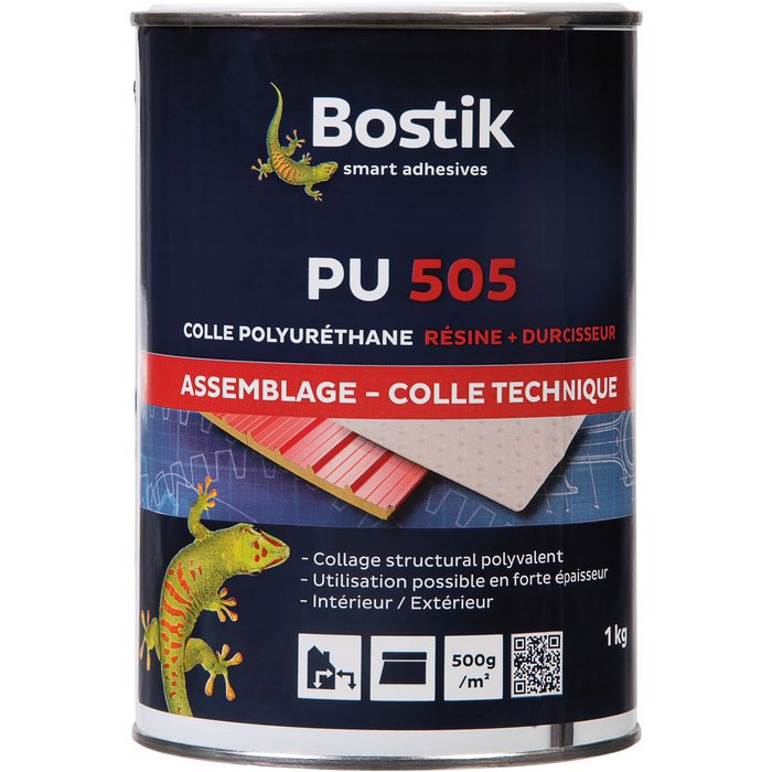 Colle pour plaque podotactile - Bostik - 1Kg-1