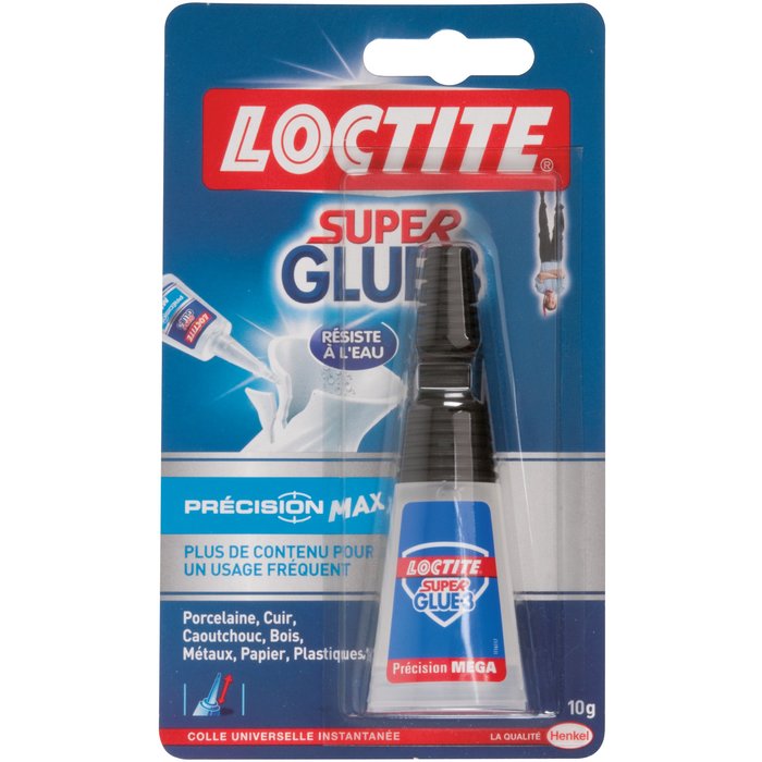 Colle Super Glue 3 - 10 g - Précision mega - Loctite-2