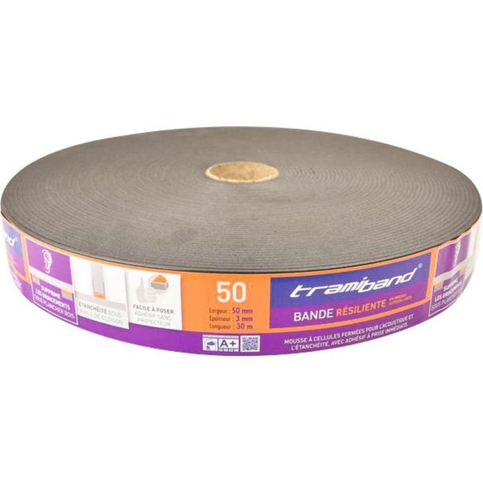 Mousse polyoléfine - Tramiband - Tramico - L. 30 m - l. 70 mm-2