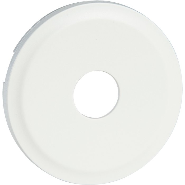 Enjoliveur blanc - Prise simple coaxial mâle - Céliane - Legrand-1