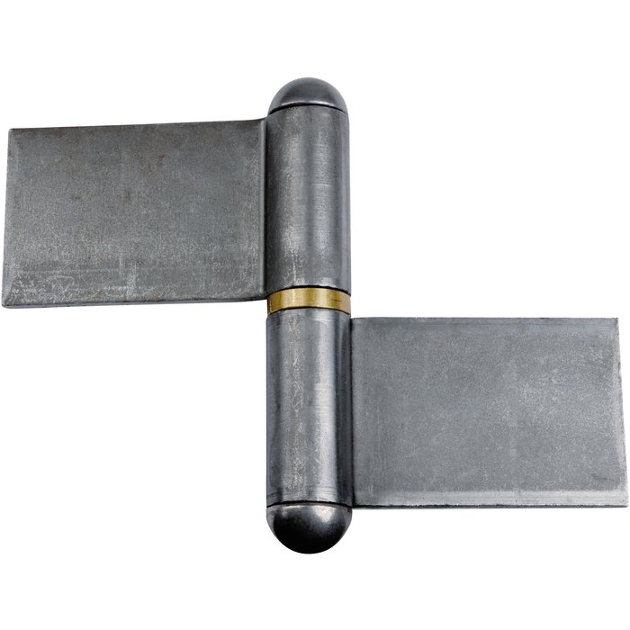 Paumelle de grille forte - 107 x 159 mm - Lames dans l'axe - Monin-1