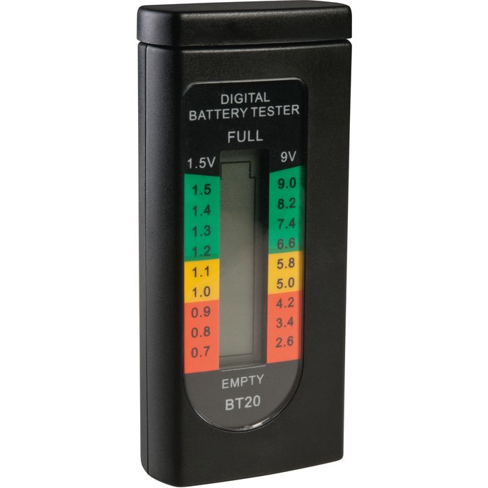 Testeur de piles digital pour piles 1,5V et 9V - Energizer-1