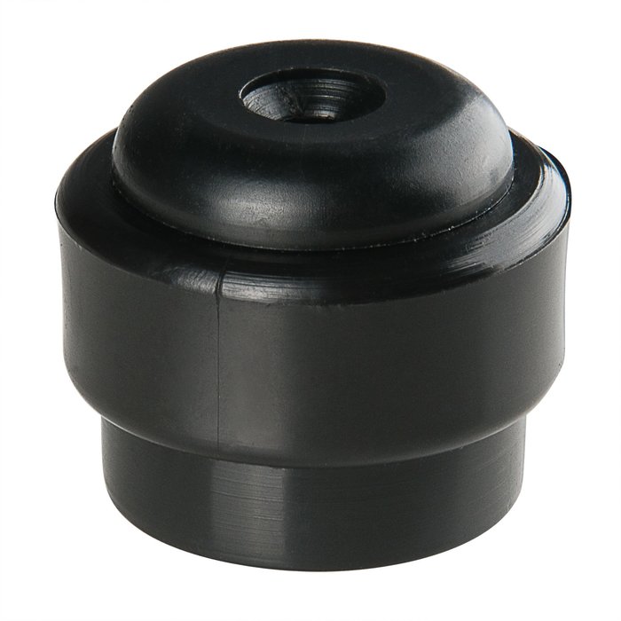 Butoir rond plastique noir creux - Ø 35 x 30 mm - Guitel