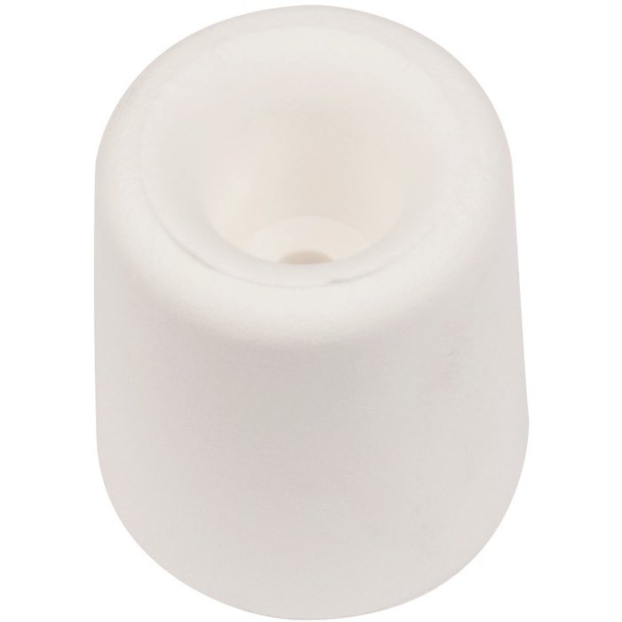Butoir rond caoutchouc blanc creux - Ø 30 x 20 mm - Civic industrie-1