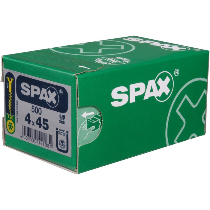 Vis agglo - Spax - Tête fraisée - TX - Filetage partiel-2