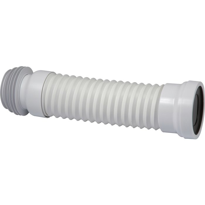 Pipe WC extensible à mémoire de forme - CODITHERM - Spirale intérieur en acier - Extensible - 270 à 540mm