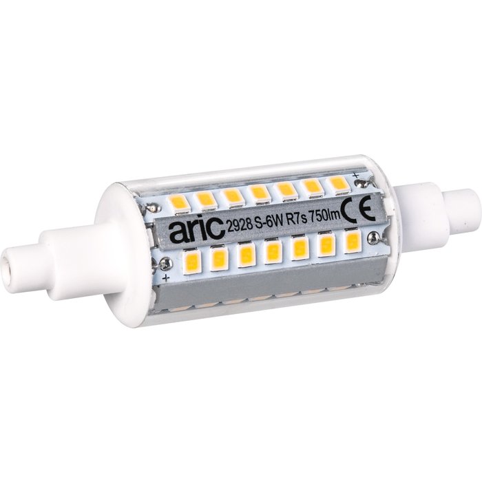 Ampoule LED crayon - Aric - R7S - 6 W - 700 lm - 4000 K - 78 mm-1