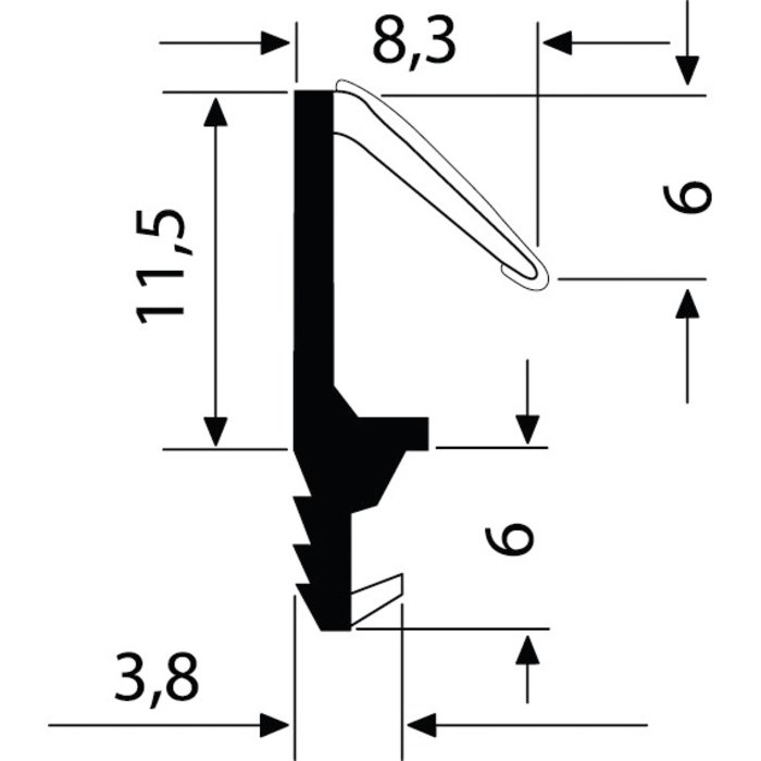 Joint Flex - Largeur de rainure 3 mm-1