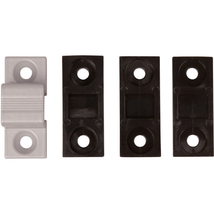Gâche alu satiné à patte - Type 6812 - La croisée DS-1
