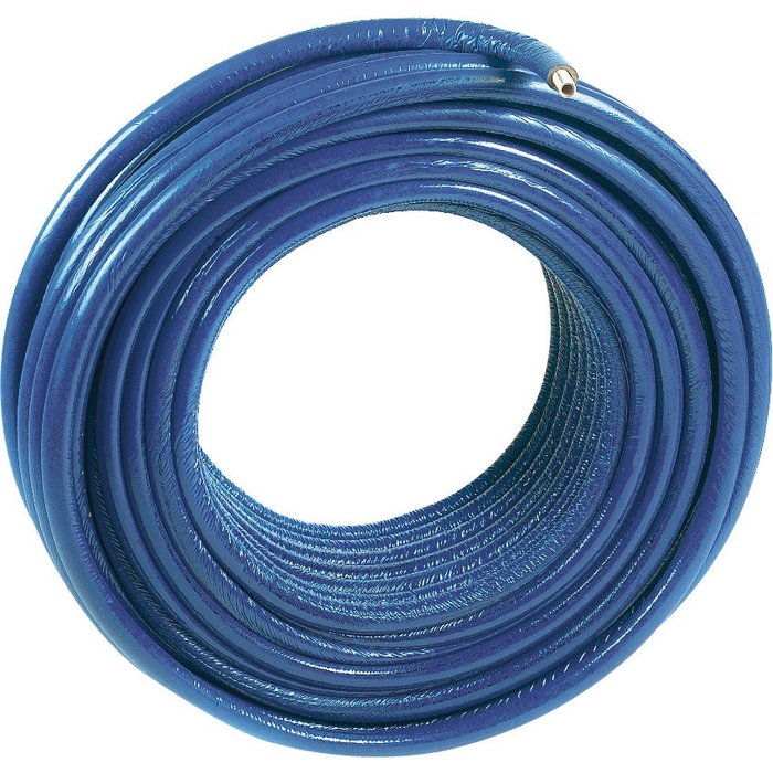 Tube multicouche isolé Multiskin4 - En couronne - Longueur 50 m - Bleu