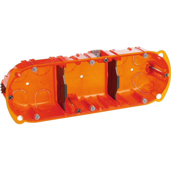 Boîte d'encastrement Vatibox multimatériaux 3 postes - Legrand-1