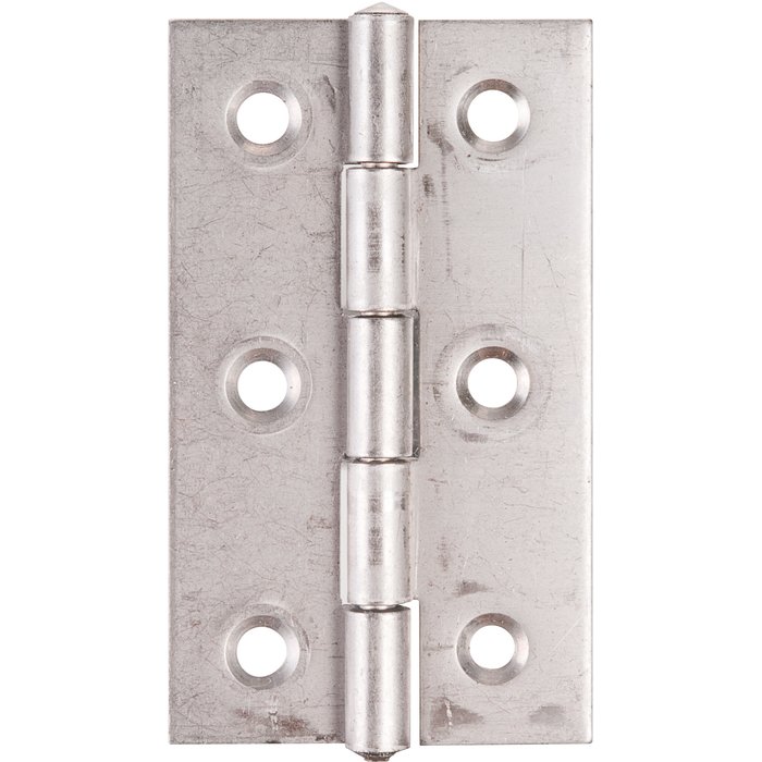 Charnière rectangulaire en inox nœud roulé simple feuille - Monin - 70X40-1