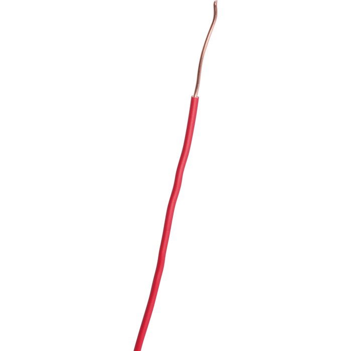 Fil rigide domestique H07 V-U rouge - 2,5 mm² - Couronne de 100 m - Sermes-1