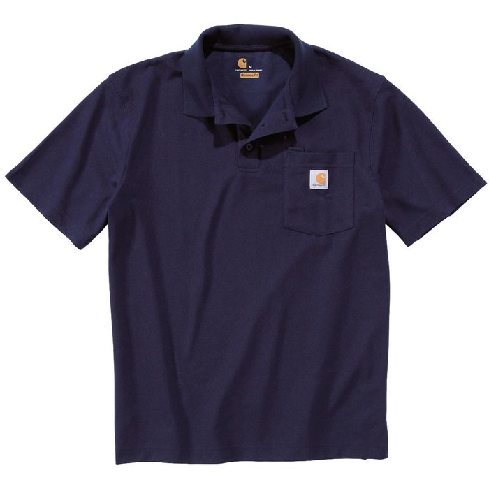 Polo bleu marine - Contractor's - Carhartt - M-1