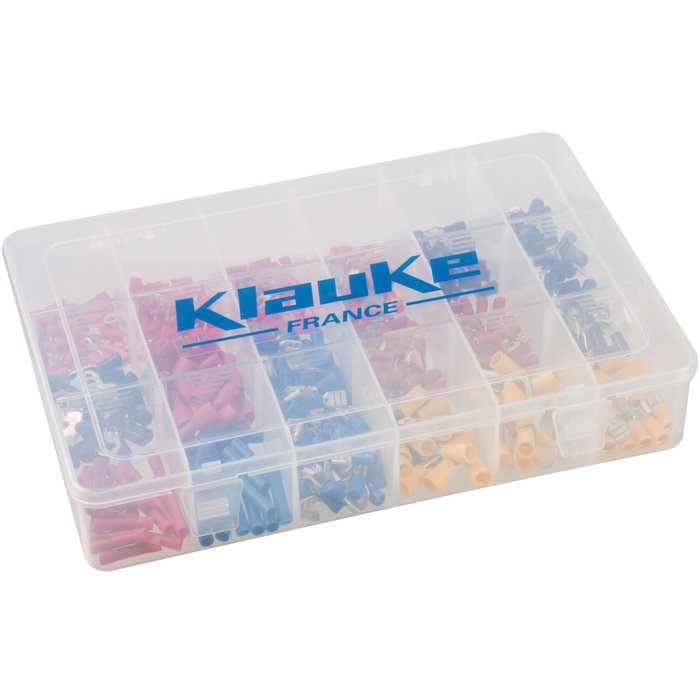 Coffret assortiment de 415 cosses pré-isolées - Klauke-2