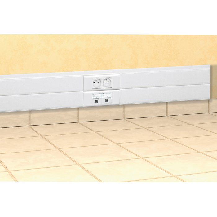 Goulotte 1 compartiment - 50 x 105 mm - Couvercle 85 mm - DLP monobloc - Legrand-5